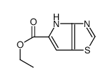 4H-吡咯并[2.3-d][1,3]噻唑-5-羧酸乙酯结构式