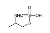 Thiosulfuric acid S-(2-aminopropyl) ester Structure