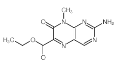 6-Pteridinecarboxylicacid, 2-amino-7,8-dihydro-8-methyl-7-oxo-, ethyl ester picture