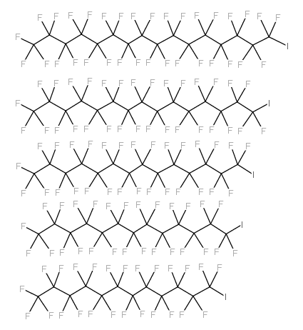 1-Iodoperfluoro-C6-12-alkanes structure