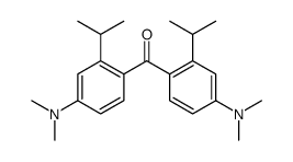 bis[4-(dimethylamino)-2-propan-2-ylphenyl]methanone Structure