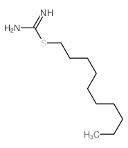 Carbamimidothioic acid,decyl ester Structure