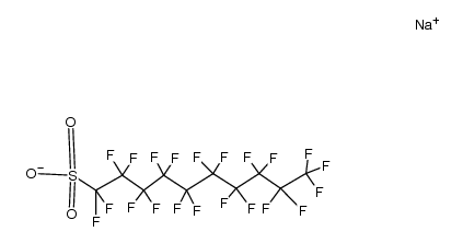 sodium perfluorodecanesulfonate结构式