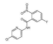 N-(5-chloro-2-pyridinyl)-(2-nitro)-5-fluorophenylcarboxamide picture