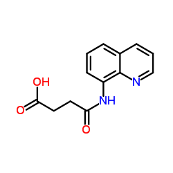 N-QUINOLIN-8-YL-SUCCINAMIC ACID structure