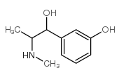 3-[1-hydroxy-2-(methylamino)propyl]phenol结构式