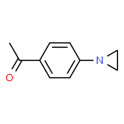 Ethanone, 1-[4-(1-aziridinyl)phenyl]- (9CI) structure