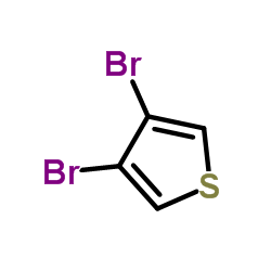 3,4-二溴噻吩结构式