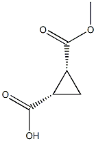 (1S,2R)-2-(甲氧基羰基)环丙烷羧酸图片