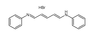 5-anilino-penta-2,4-dienal-phenylimine, hydrobromide结构式