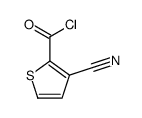 2-Thiophenecarbonyl chloride, 3-cyano- (9CI)结构式
