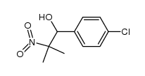4-chloro-α-(1-methyl-1-nitroethyl)benzenemethanol Structure