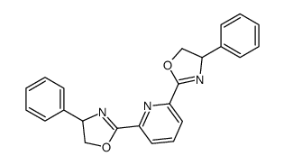 2,6-BIS[(R)-4-PHENYLOXAZOLIN-2-YL]PYRIDINE结构式