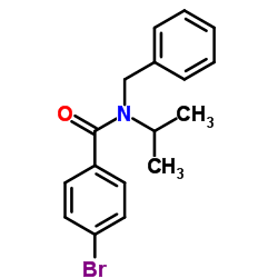 N-Benzyl-4-bromo-N-isopropylbenzamide structure