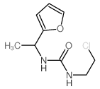 3-(2-chloroethyl)-1-[1-(2-furyl)ethyl]urea结构式