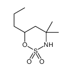 4,4-Dimethyl-6-propyl-1,2,3-oxathiazinane 2,2-dioxide Structure