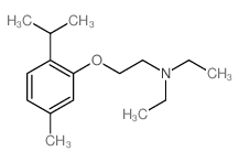 Triethylamine, 2-thymyloxy- structure