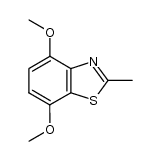 Benzothiazole, 4,7-dimethoxy-2-methyl- (9CI) Structure
