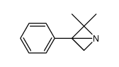 2,2-dimethyl-3-phenyl-1-azabicyclo[1.1.0]butane结构式