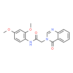 N-(2,4-dimethoxyphenyl)-2-(4-oxo-3(4H)-quinazolinyl)acetamide picture