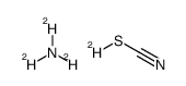 tetradeuterioazanium,thiocyanate Structure