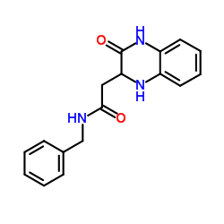 N-Benzyl-2-(3-oxo-1,2,3,4-tetrahydro-2-quinoxalinyl)acetamide Structure