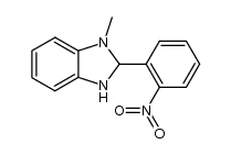 1-methyl-2-(2-nitrophenyl)-2,3-dihydrobenzimidazole Structure