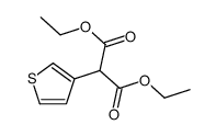 Diethyl 2-(thiophen-3-yl)malonate Structure