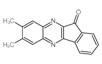 11H-Indeno[1,2-b]quinoxalin-11-one, 7,8-dimethyl- structure