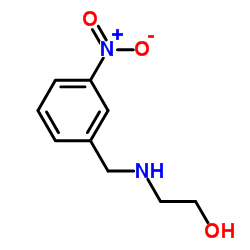 2-[(3-Nitrobenzyl)amino]ethanol结构式