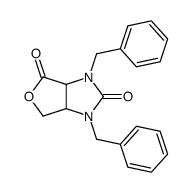 cis-1,3-dibenzyl-hexahydro-1H-furo[3,4-d]imidazole-2,4-dione结构式