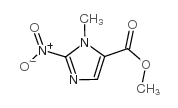 methyl 3-methyl-2-nitro-imidazole-4-carboxylate structure
