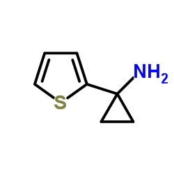 1-(2-Thienyl)cyclopropanamine结构式