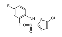 5-chloro-N-(2,4-difluorophenyl)thiophene-2-sulfonamide Structure