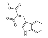 methyl 3-(1H-indol-3-yl)-2-nitroprop-2-enoate Structure