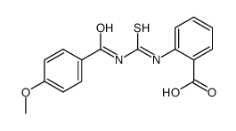 2-{[(4-Methoxybenzoyl)carbamothioyl]amino}benzoic acid结构式