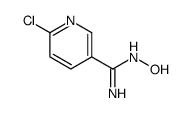 6-chloro-N'-hydroxypyridine-3-carboximidamide structure