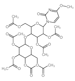 2(1H)-Pyrimidinone,1-(4-O-b-D-galactopyranosyl-b-D-glucopyranosyl)-4-methoxy-,htate (ester) (8CI)结构式