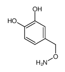 4-(aminooxymethyl)benzene-1,2-diol Structure