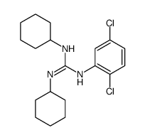 1,2-dicyclohexyl-3-(2,5-dichlorophenyl)guanidine结构式