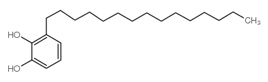 1,2-Benzenediol,3-pentadecyl- Structure