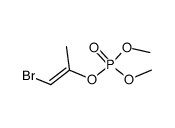 phosphoric acid (E)-2-bromo-1-methyl-vinyl ester dimethyl ester Structure