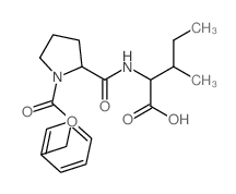 1-[(Benzyloxy)carbonyl]prolylisoleucine structure