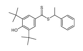 α-methylbenzyl 3,5-di-t-butyl-4-hydroxydithiobenzoate结构式