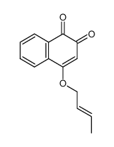 4-but-2-enyloxy-[1,2]naphthoquinone Structure