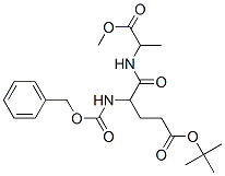 tert-Butyl 4-benzyloxycarbonylamino-N-(2-methoxy-1-methyl-2-oxoethyl)glutaramate structure