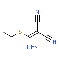Propanedinitrile,[amino(ethylthio)methylene]- (9CI) Structure