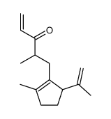 3-isopropenyl-1-methyl-2-(2-methyl-3-oxo-4-pentenyl)-1-cyclopentene Structure