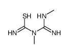 Thiourea, N-[imino(methylamino)methyl]-N-methyl- (9CI) Structure