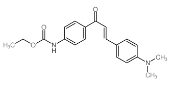 Carbanilic acid,p-[p-(dimethylamino)cinnamoyl]-, ethyl ester (8CI) Structure